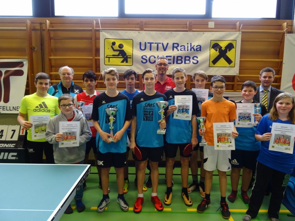Regionalmeisterschaft im Tischtennis Schulsport